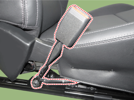 Kia Niro Seat Belt Buckle Switch Bs, Car Seat Belt Buckle Replacement